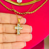 Crystal Cross Gold