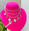 Collar Silver Charms