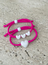 White + Fuschia • Son individuales