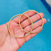 Gold Hoop •  Grandes 65mm