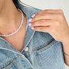 Collar Corazones Blanco