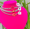 Chokers Doble tono