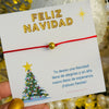 Feliz Navidad • Pulsera + Mensaje en tarjeta