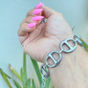 Pulsera • Chapas• Oval link bracelet