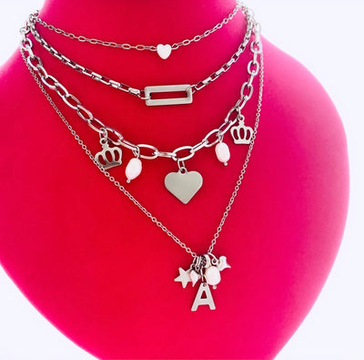 Inicial, Star, Heart & Pearl